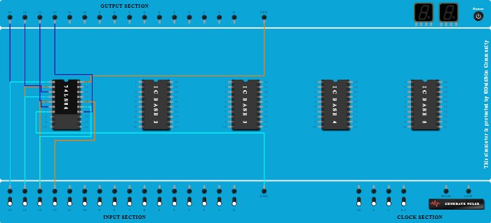 Binary to Gray using derived gates  - Copy