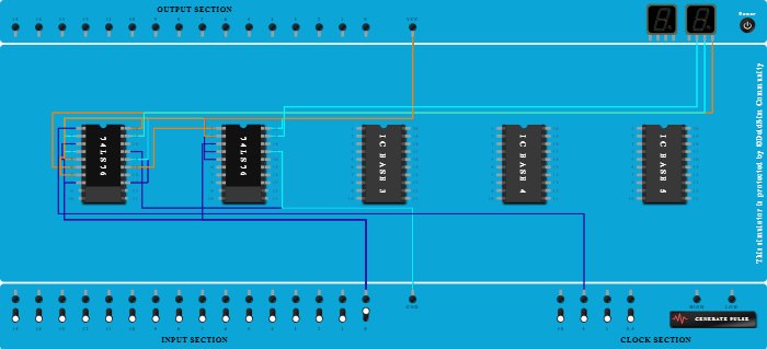 3-Bit Upcounter & Downcounter
