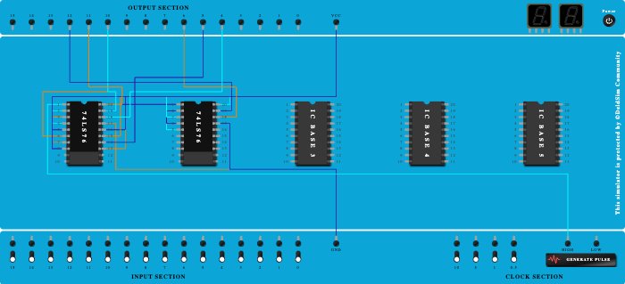 Mod 8 Async Up and Down Counters - Copy