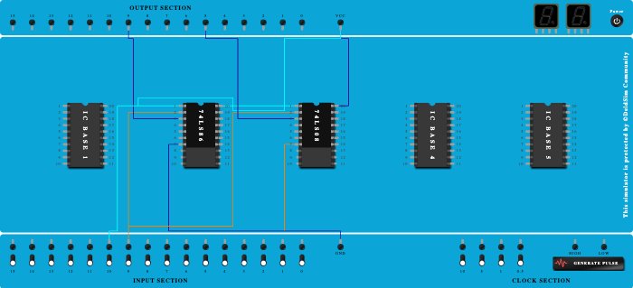 half adder using basic gates