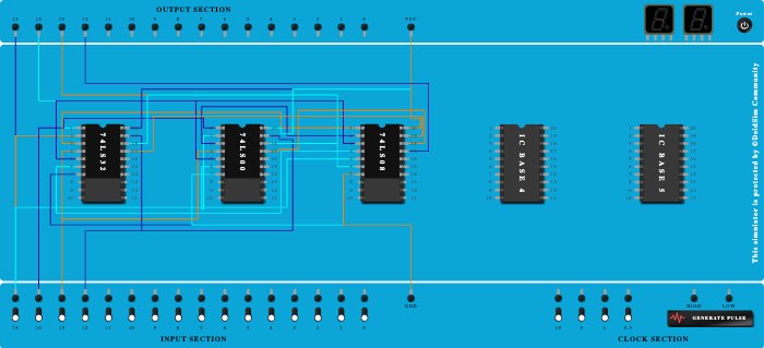 4 Bit  Gray  to  Binary