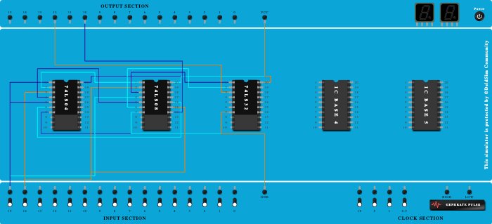 Half Subractor using XOR - Copy - Copy