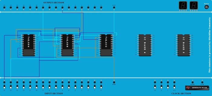 1 bit Comparator