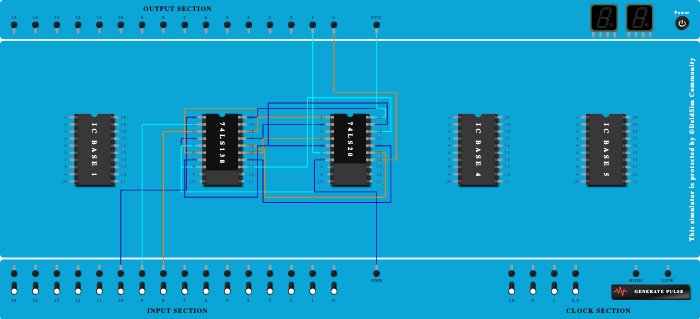 Full adder with NAND gate