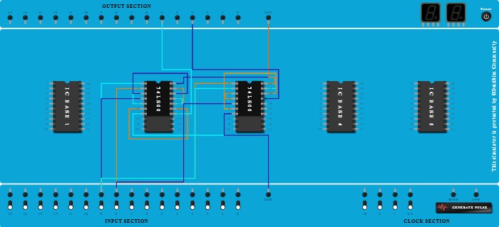 Half Subtractor using NAND