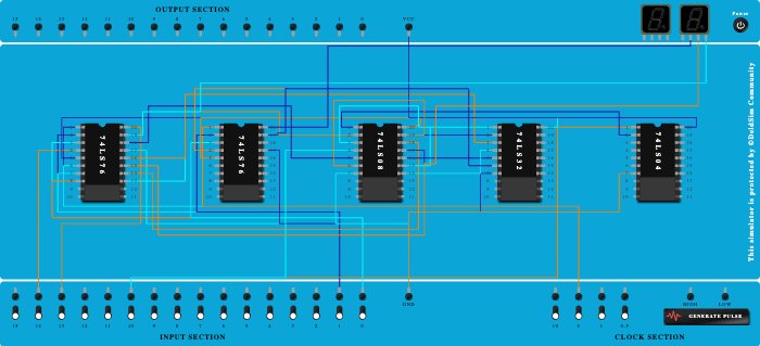 3 bit synchronous up/down counter