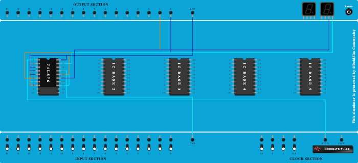 2 bit ripple counter