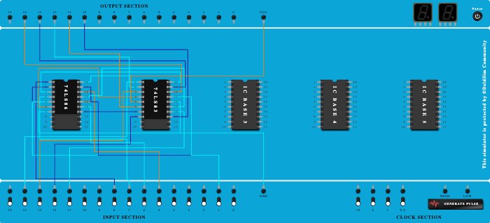 Parellel adder/subtractor
