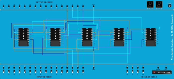 4-bit Grey to Binary