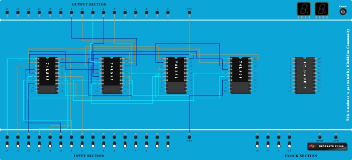 bcd adder/subtactor