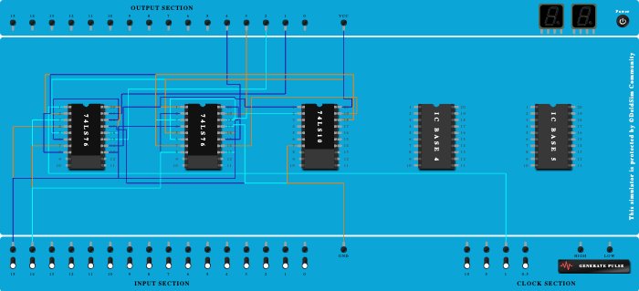 MOD 16 DOWN COUNTER 9 TO 2