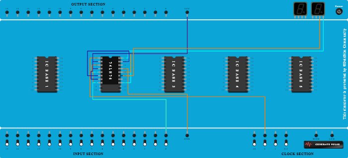 2 Bit asynchronous up counter