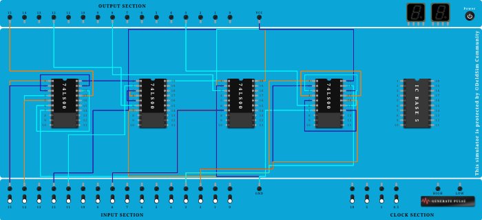 OR, AND, NOT & XOR gates using NAND gate IC - Copy