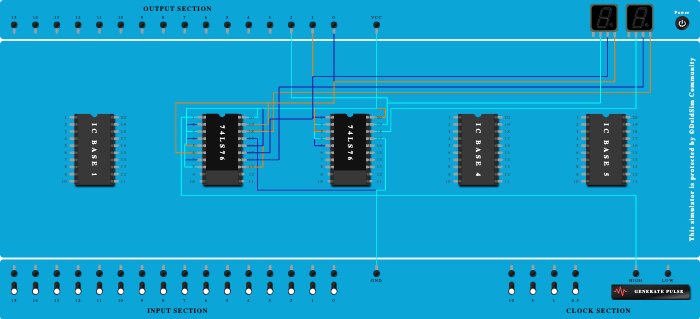 Mod 8 Up and Down Counter