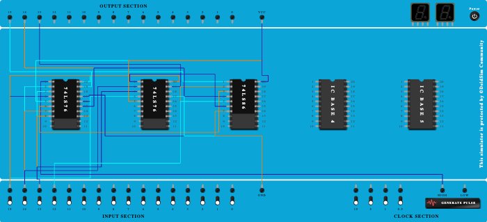 3 bit up/down counter 