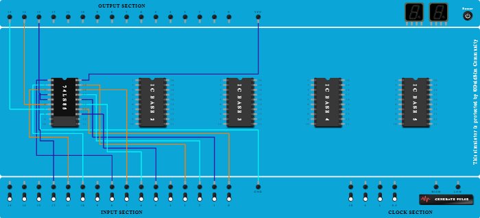 4 bit comparator 