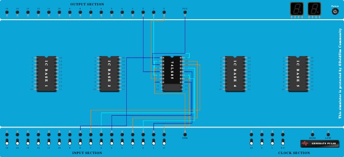 IC 7485 4-bit comparator