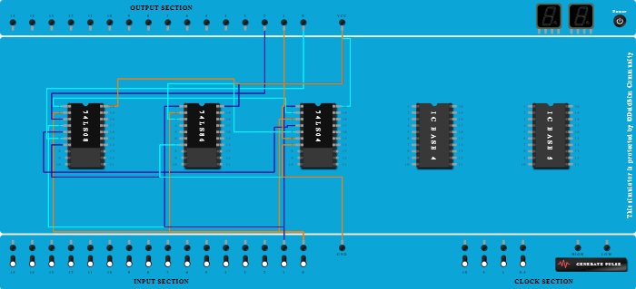 1 Bit Magnitude Comparator - Copy