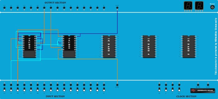 Half adder using NAND