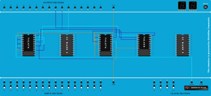 synchroneous up and down counter