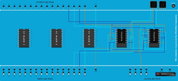 4-bit Asynchronous Counter