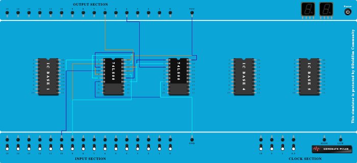 Half Subtractor Using NAND Gates