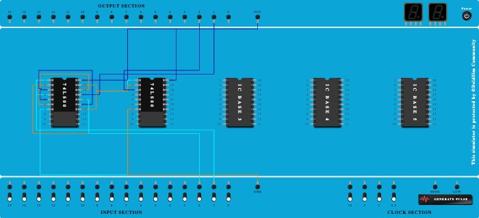 half subtractor nand