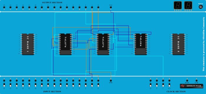 3 bit up/down counter
