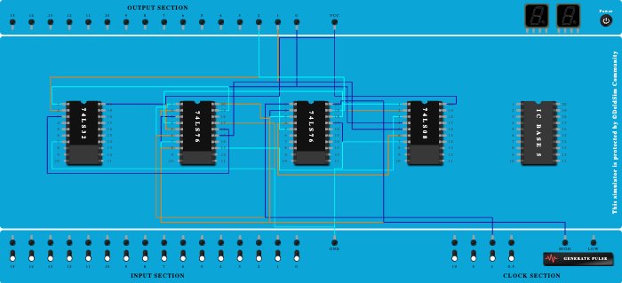 self starting mod 5 counter