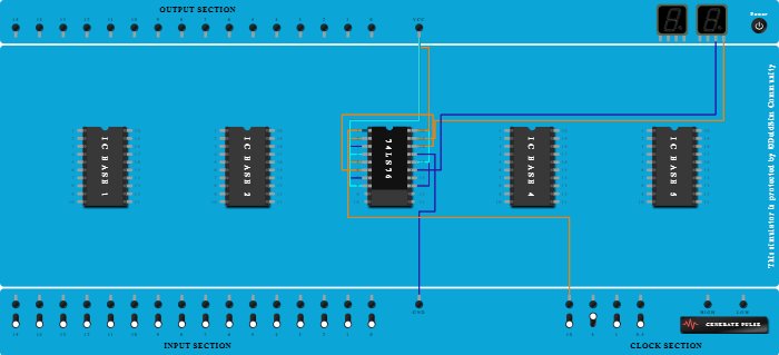 2 bit Asynchronous up-counter