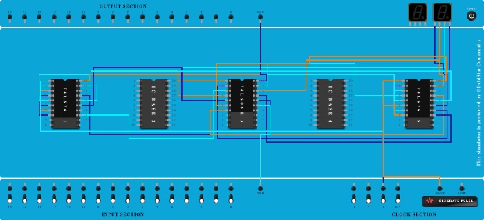 MOD 10 Synchronous UP Counter - Copy - Copy
