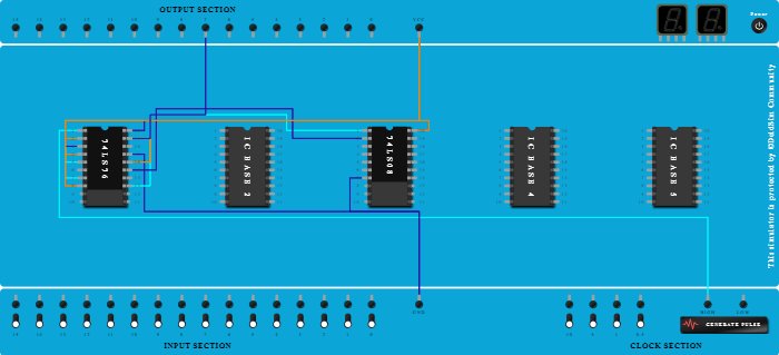 3 bit Synchronous Up/Down Counter using JK-Flip Flop - Copy - Copy - Copy