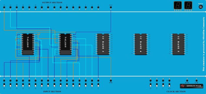 8 bit comparator