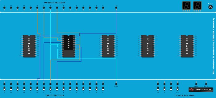 binary to gray using logics gates