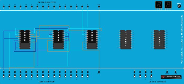 Full  Subtracter using NAND Gate