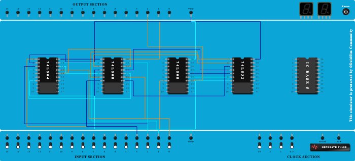 2 BIT COMPARATOR - A=B (NOT WORKING)