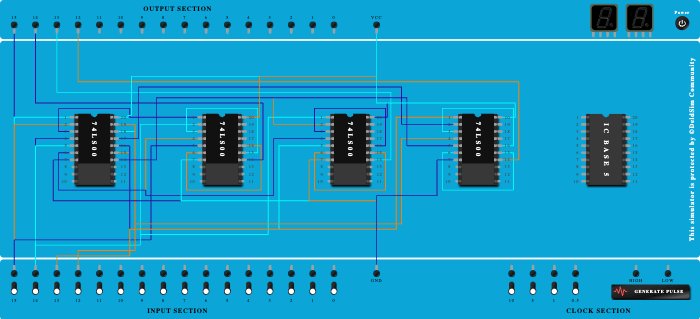 4bit bcd to gray