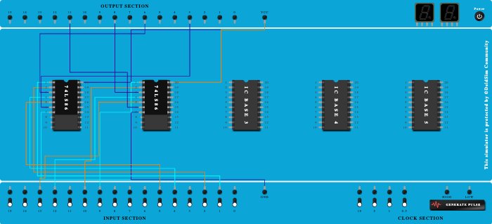 6.	Quad 2-Input Exclusive-OR Gates: