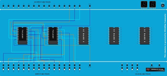 8 bit mag conparator