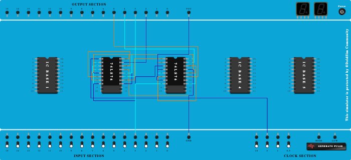 4BitAsychronousDOWNCounter