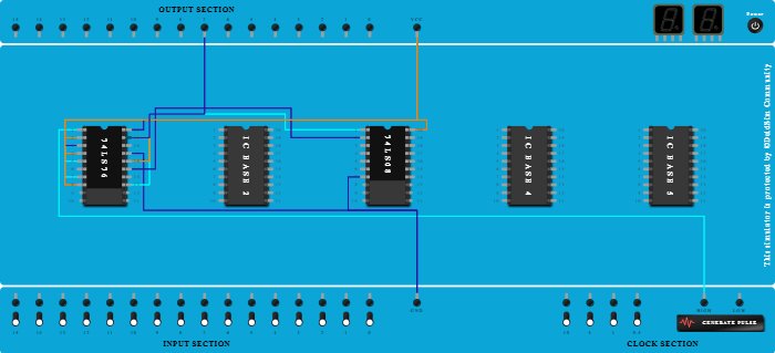 3 bit Synchronous Up/Down Counter using JK-Flip Flop - Copy - Copy