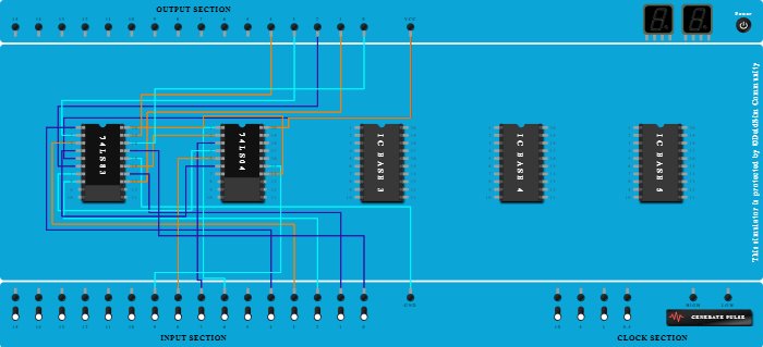 4-bit subtractor