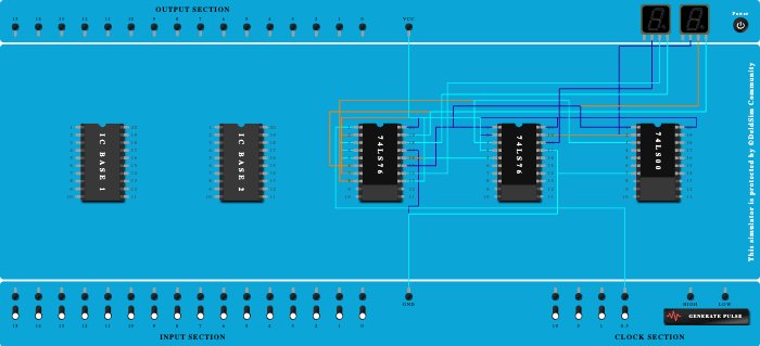 mod 6 up down counter