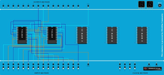 8 bit comparator 