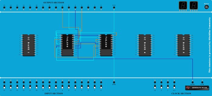 mod 7 asynchronous counter