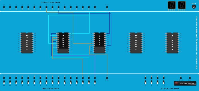 IC-74LS138 AS DEMUX/DECODER