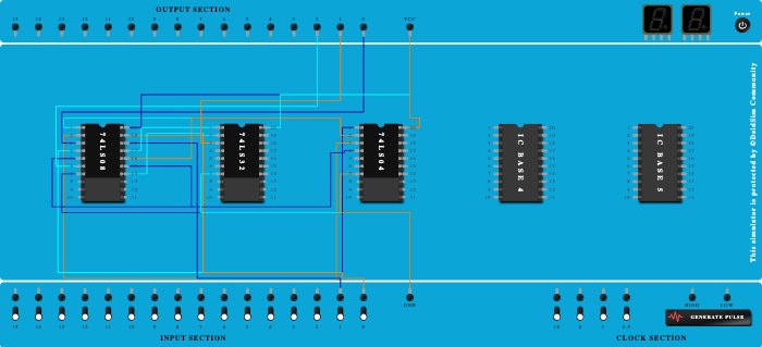 1 bit comparator