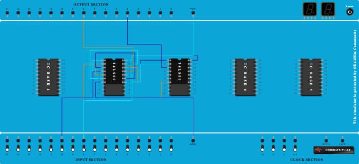 Half Subtractor Using NAND Gate