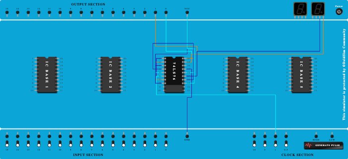 2 bit sync down counter