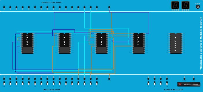 FULL SUBTRACTOR USING XOR